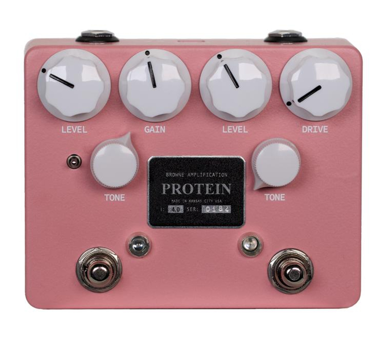 ギター Browne Amplification Protein Browne Amplification The Protein Dual Overdrive V4 Review